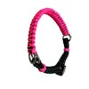 Hot Pink side pull hackamore attachment bitless bridle, horse tack