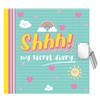 DESIGN GROUP Shhh! My Secret Diary Blue Rainbow Design Padlock