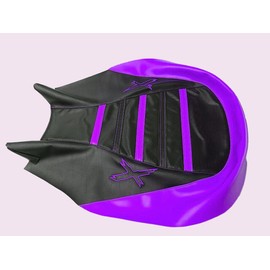 Hidden Comfort Camo HCC Racing ATV seat Cover Compatible with CAN AM Outlander XMR 570 FITS 2012 & UP Years Black/Purple