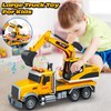 SpringFlower Toy Truck, Large Excavator Truck Toy for 3 4