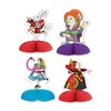Pack of 4 Alice in Wonderland Mini Centerpieces - Party
