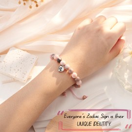 ASKRAIN Scorpio Zodiac Gifts for Women Scorpio Bracelet Gifts Zodiac Sign Bracelet Birthday Gifts for Women Tenn 13 Year Old Gifts Ideas