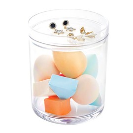 Youngever Clear Plastic Apothecary Jars (1 Set 30 Ounce)