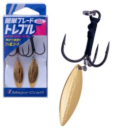 Major Craft Easy Blade Treble, Normal (Willow), Gold BLADE-T-HOOKN #4