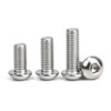 M4-0.7 x 140mm Button Head Socket Cap Screws,Allen Socket Drive,Stainless