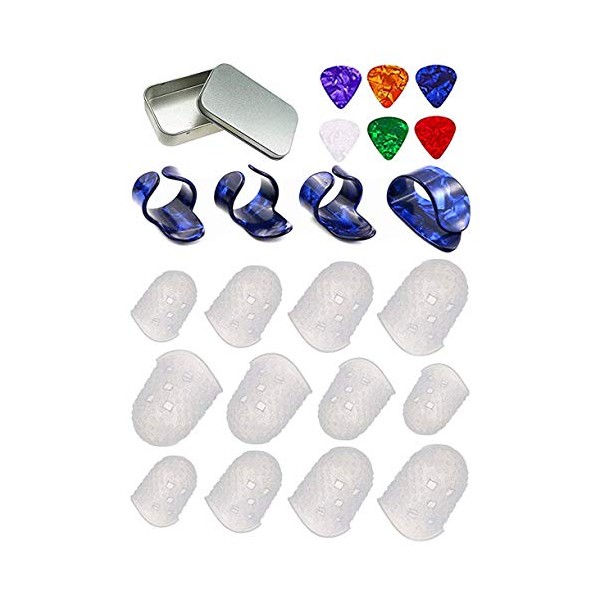 Non-square Finger Fingertip Protectors and Thumb Finger Picks,Fingertip Protection Covers