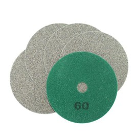 Karl Dahm Grinding Discs, 5 Pieces, 60 Grit, Premium Diamond Grinding Discs for 100mm Diameter Angle Grinders I Professional Abrasives - 50495