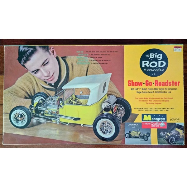 Unbranded Monogram Big T street Rod Resin Taillights Red Lenses