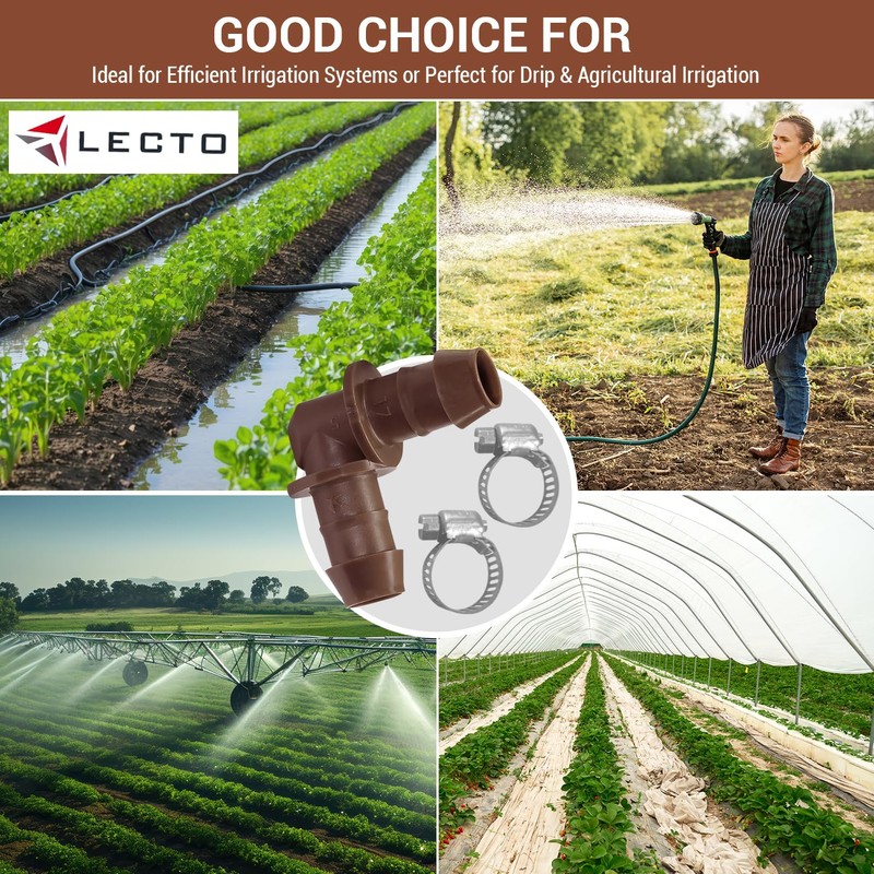 LECTO Universal 5/8", 1/2", .700" Drip Line Repair Kit –