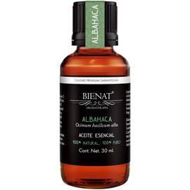 Bienat Aromaterapia Aceite Esencial de Albahaca 30mL