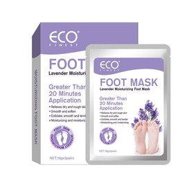 Natural Lavender Hand Mask and Foot Mask, Refreshing and Hydrating Gentle, Smooth Skin, Mothers Day Gifts Choice Nail Exfoliant - Specification: foot mask