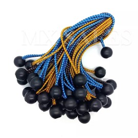 aj/ctt (100pc) 6" COLOR Ball BUNGEE Cord Tarp Bungee Tie Down Strap Bange Canopy Straps