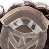 Postizos Peluca de cabello humano tupé for hombre Sistema reemplazo