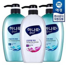 Aekyung [애경] 하나로 플러스 샴푸 680ml x3개(린스겸용) [비듬두피케어] [Aekyung] Hanaro Plus Shampoo 680ml x3 (Conditioner Included) [Dandruff Scalp Care]