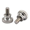(10 Stück) M3x8mm Schrauben 304 Edelstahl Flacher Rändelschrauben