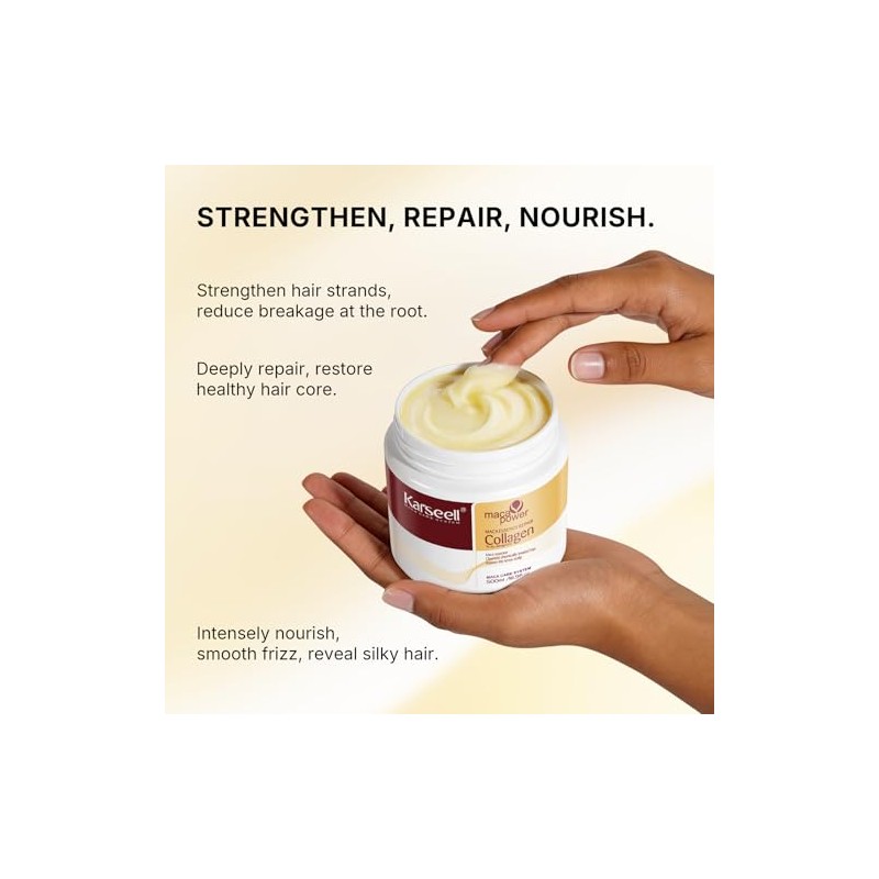 Karseell Mascarilla Capilar Con Colágeno, 500 ml