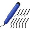 LimCryspp Metal Deburring Tool, With 10 High-Speed Steel Blades, Suitable