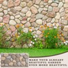 Maasechs PU Faux Rock Panel 47"w x 23.23"h x 2"d