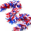 Larryhot 45g Red White Blue Feathers Boa - 2 Yards