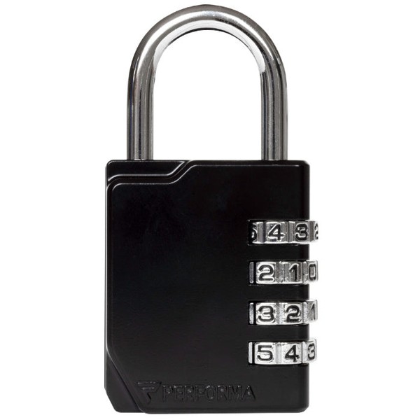 PerfectShaker PERFORMA Ultra Premium Combination Gym Lock, Heavy Duty, durable design, Performa Black