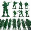 PROLOSO Toy Soliders Green Army Men Action Figures Plastic Army