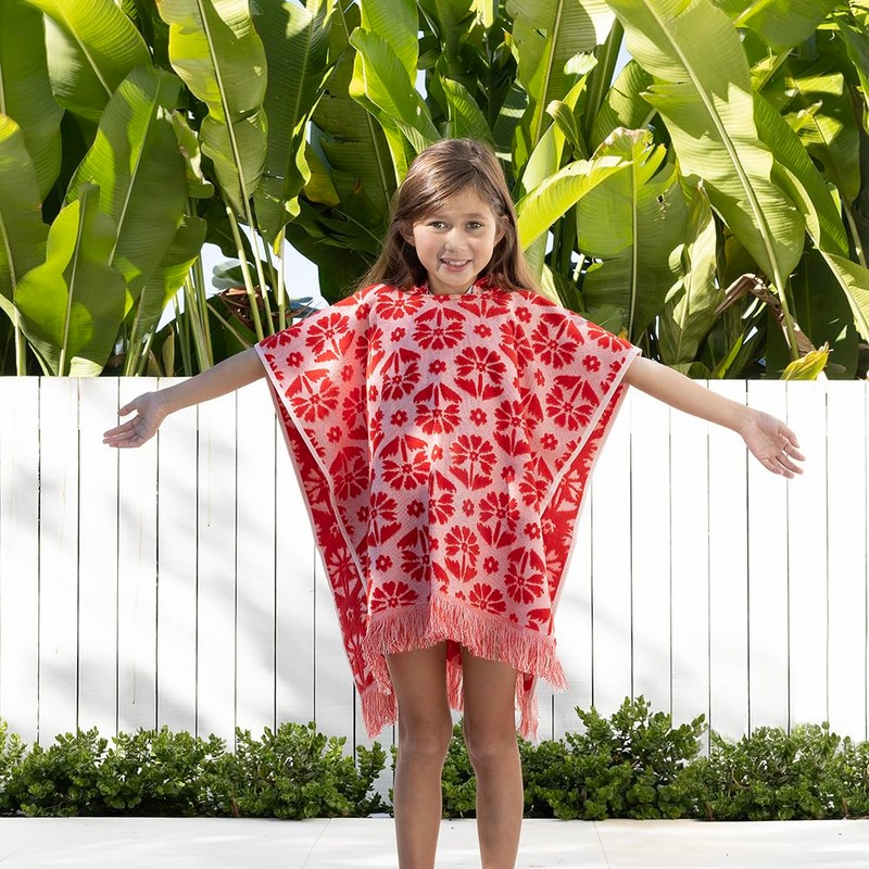 Flora Kids Poncho Poppy
