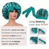 Double Layer Satin Bonnet, Soft and Breathable Hair Care Bonnet,