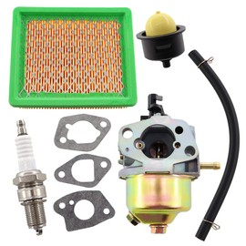 MCHNIC Carburettor with Gasket Spark Plug Air Filter for Fuxtec FX-RM 1850 1855 1860 2050 2055 2055ES 2060 2060PRO Lawn Mower