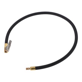 INFINAUTO Tyre Inflator Extension Tube 27.56 Inch M8 x 0.8 7.8 mm ID for Car Motorcycle Bicycle Air Pump Extension Hose Adapter Tyre Valve Nylon Black Durable