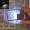 Pocket Magnifying Glass 3X & 6X LED Lighted Magnifier Slide