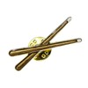 Miniblings Drum Sticks Pin Brooch Drumsticks Percussion Drum Kit Handmade