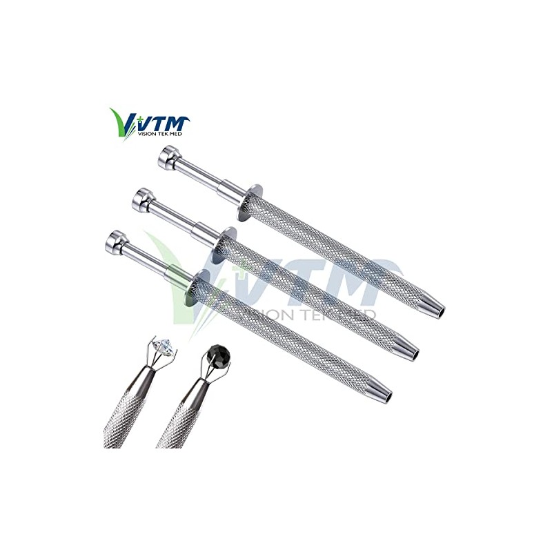 VISION TEK MED 3 Pack Stainless Steel 4-Claw Pick up
