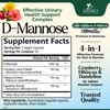 D-Mannose Supplement 1,350 mg with Cranberry & Hibiscus - Effective