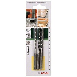 Bosch 3 Piece Uneo Multi-Purpose Drill Bit Set