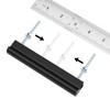 Haidms 10 Pack Adjustable Cabinet Handles Black Cabinet Pulls 1"