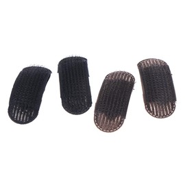 4pcs/set Princess Hair Tool Set Bump It Up Volume Base Hair Inserts Invisible Hair Pins Black and Coffee