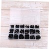 iplusmile 125pcs Rubber Seal Gasket Kit with Box Heat-Resistant Elastic