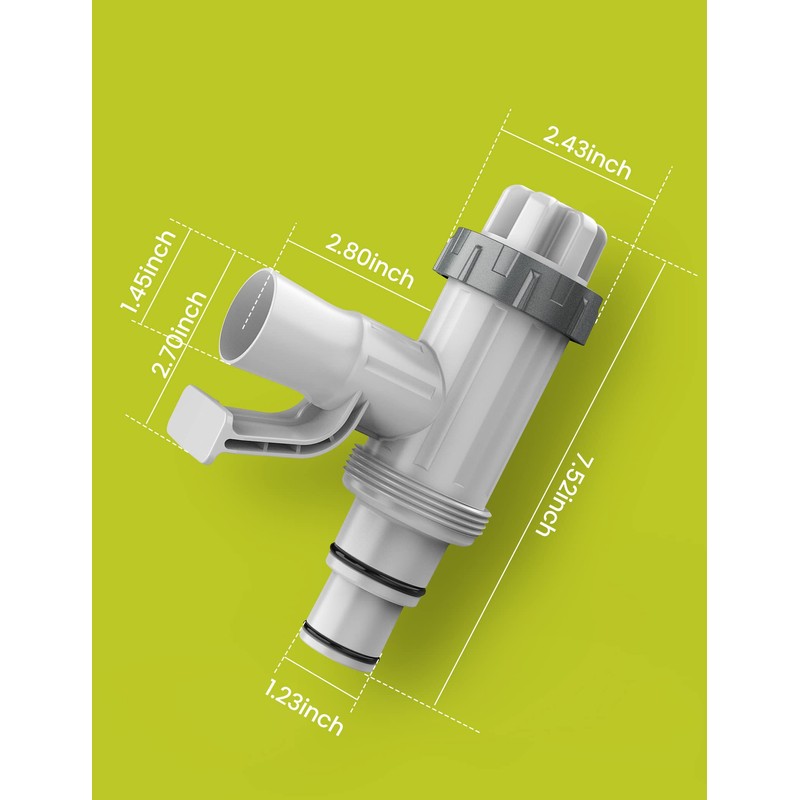 SUMMERBUDDY Pool Hose Adapter for Above Ground Swimming Pool, Pool