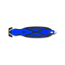 Klever X-Change, KCJ-XC-B, Safety Cutter, 6-1/2 in., Black/Blue