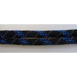 USR Nylon Double Braided Dog Leash 3/8" x 6' Black and Blue