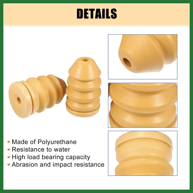 Motoforti Polyurethane Rear Front Suspension Bump Stop Replace 52088705AB Long-lasting