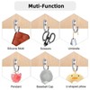 Annefly 14 PCS Wall Mounted Hooks Coat Hooks with 30