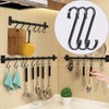 JeoPoom S Hooks[10 Pieces], Aluminum S Shaped Hook, Maximum Diameter