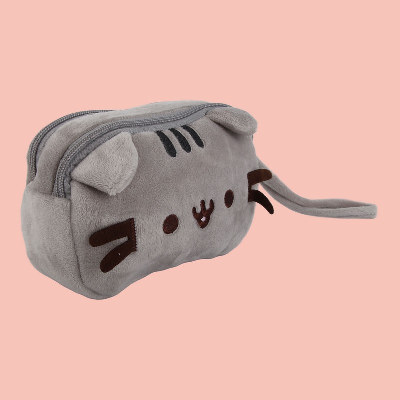 Kitten Toiletry Bag Cute Stylish Soft Canvas Durable Multi Purpose