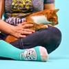 STRAYZ Cat Socks - Funny Colourful Cotton Socks - Gift