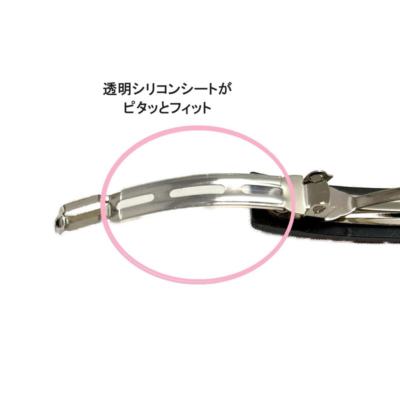 Gachipin® No-Slip Barrette, 2-Piece Corner Glossy Barrette (Black)