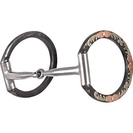 Classic Equine Tool Box Bit Series, Snaffle D-Ring, 3", Single Joint Smooth Bar