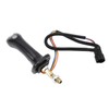 2Pcs 3 Button Excavator Joystick Handles 6 Pin Aluminum Alloy
