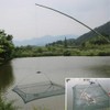 ODETOJOY 6060cm Foldable Fishing Net Shrimp Crab Trap Nylon Fishing