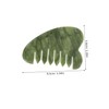 Baluue 2pcs Jade Scalp Massage Comb Multi Functional Meridian Tool